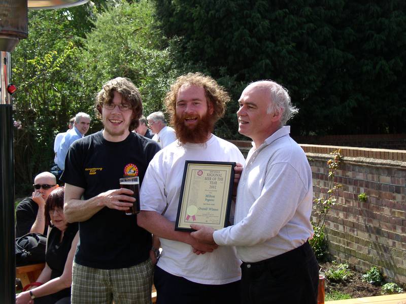 Champion Beer of East Anglia presentation 2003